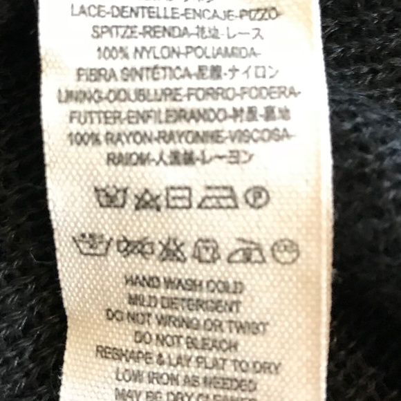 Free People Jane Eyre Black Sweater Dress Sz XS - Picture 4 of 7